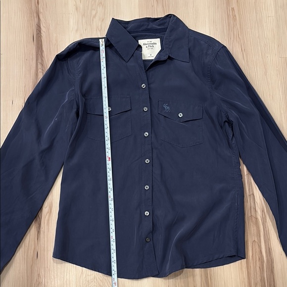 Abercrombie & Fitch Dark Blue Shirt - Picture 4 of 10
